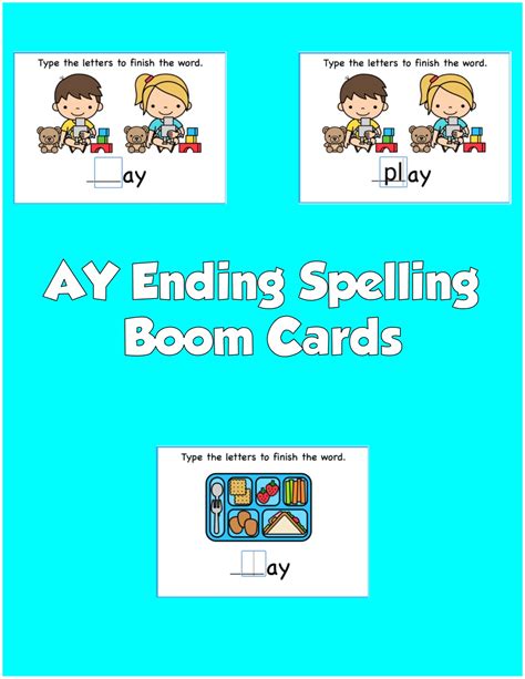 Words That End With Ay