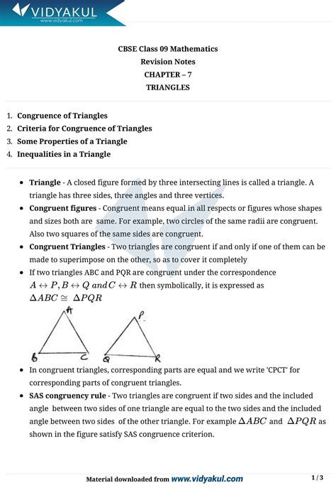 Image result for Class 9 Triangles