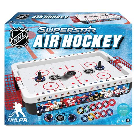 GAME NHL Superstar Core Series Mini Tabletop Air Hockey Table for Ages ...