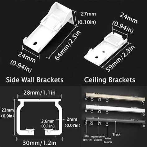 HJXGQJM Heavy Duty Curtain Rails Track,Ceiling Wall India | Ubuy