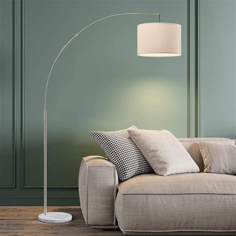 Brayden Studio® Arc Floor Lamp for Living Room Arching Hanging Lamp ...