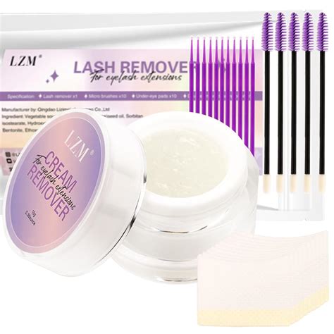 Amazon.com: LZM Lash Remover for Lash Extensions,10g/0.35 oz Eyelash ...