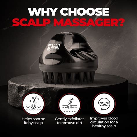 Scalp Massager for Hair Growth & Relaxation | – Beardo India