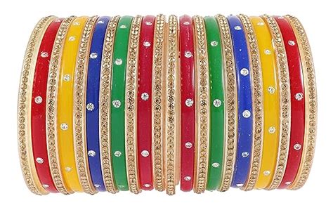 Buy NMII Acrylic (Plastic) with Zircon Gemstone Studded worked Glossy ...