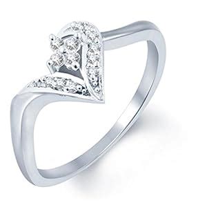 Sukkhi Paisley Rhodium Plated CZ Ring for Women : Sukkhi: Amazon.in ...