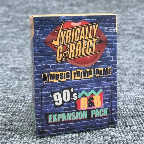 Lyrically Correct 90s & 2000s Card Game | Musical Trivia Game