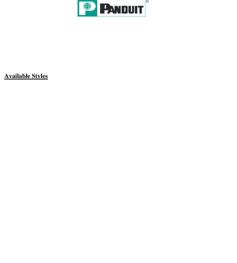 Material & Color Availability Chart by Panduit Corp Datasheet | DigiKey