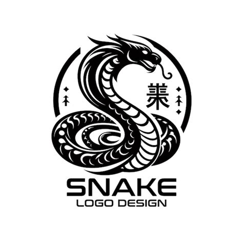 Snake vector logo design | Premium Vector
