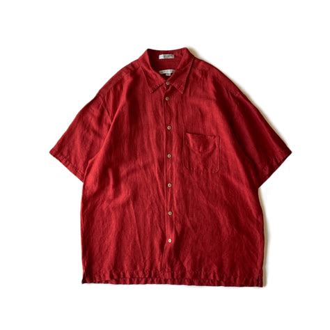 1990s GEOFFREY BEENE “S/S Linen × Rayon Shirt” | Dancing on the moon
