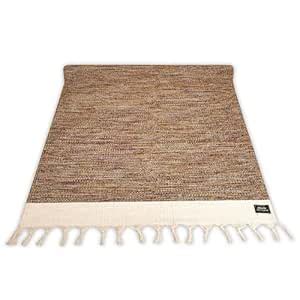 Buy STRAUSS: Cotton Yoga Mat with Carry Bag For Women and Men ...