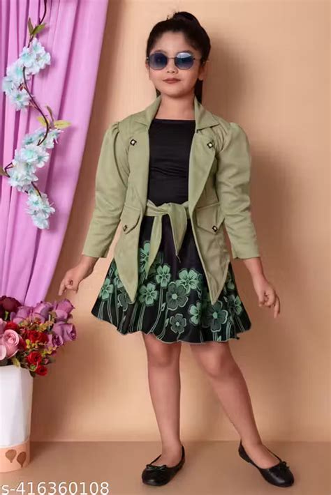 Girls Midi/Knee Length Party/Festive/Wedding Dress (Short Sleeve) JACK ...