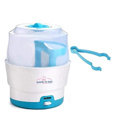 Buy Safe O Kid Baby Bottle Sterilizer, Pacifiers, Kills 99.99% Germs ...