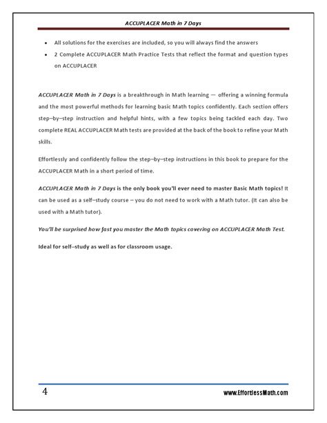 Image result for Accuplacer Math Test