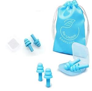 Buy APRIME ADDA Washable/Reusable Noise reduction Earplugs, NRR 27 db ...