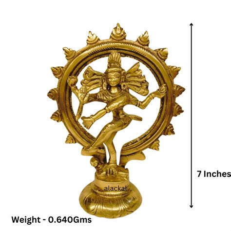 BRASS NATARAJA STATUE | NATARAJA VIGRAHAM – Alackal Bell Metals