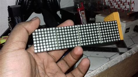 REES52 MAX7219 Dot Matrix LED Display Module 4-in-1 Display | MAX7219 ...