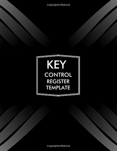 Buy Key Control Register Template: Lock Inventory Register, Key ...