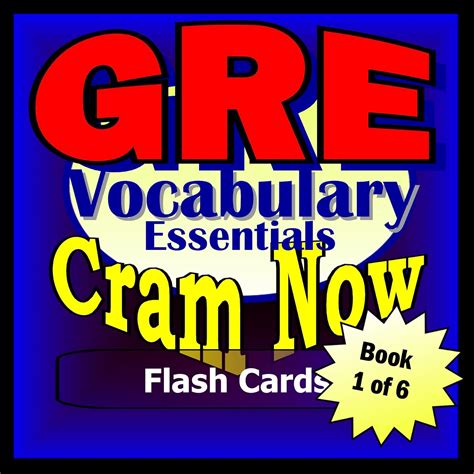 GRE Prep Test ESSENTIAL VOCABULARY Flash Cards-CRAM NOW!-GRE Exam ...