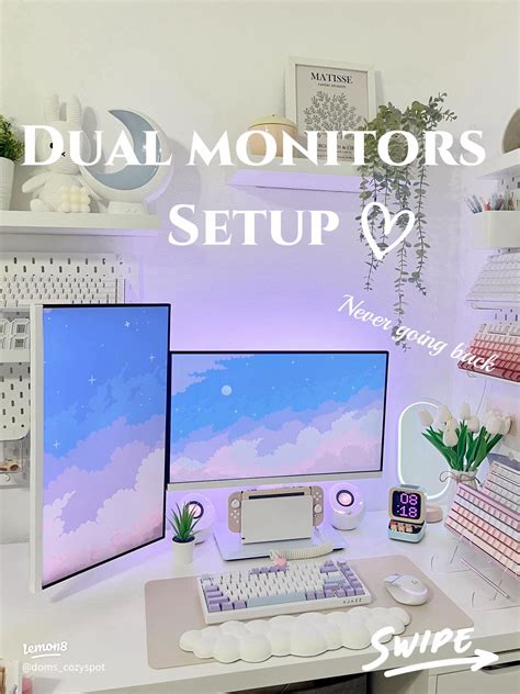 Image result for Dual 2.7 Monitor Setup