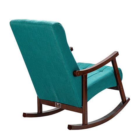 Buy Risco Rocking Chair With Button Tufted Back (Teal) Online at ...