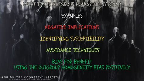 #40 Outgroup Homogeneity Bias Explained | PDF
