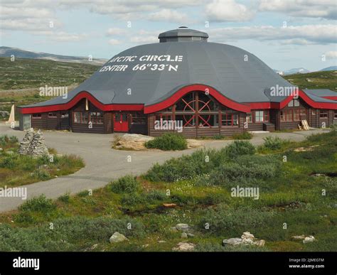 Arctic Circle in Norway E 6 Stock Photo - Alamy