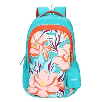 Buy Genie Willow School Backpack - Teal at Amazon.in