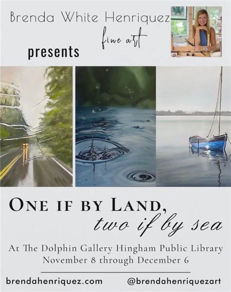 One if by Land, Two if by Sea fine oil paintings by Brenda White ...