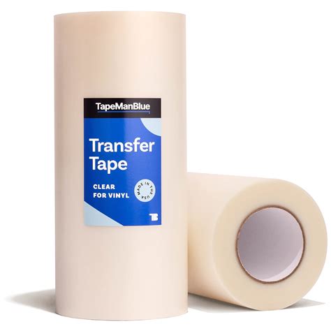 12" x 300' Roll of Clear, High-Tack Application Tape/Transfer Tape for ...