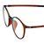 Full Rim Ultem Round Brown Medium Vision Express 29435 Eyeglasses
