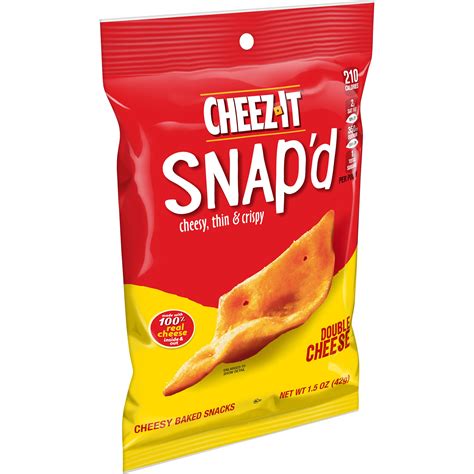 Cheez-It® Snap'd® Double Cheese Crackers - SmartLabel™