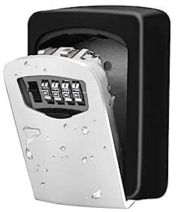 Praxon Heavy Metal Combination Key Safe Lock Box Outdoor Storage Box ...