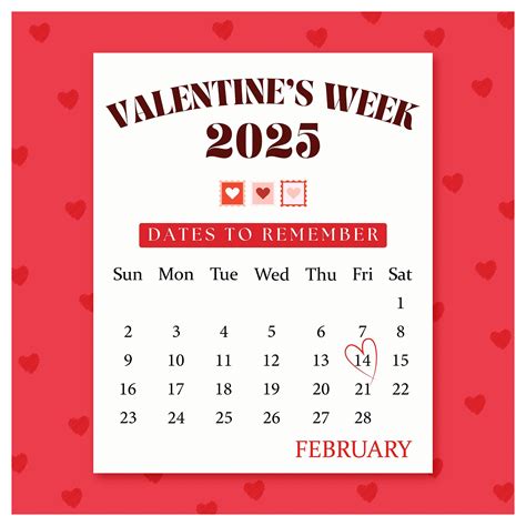 When is Valentine’s Day 2025? Valentine's Weekdays List & Dates – The ...