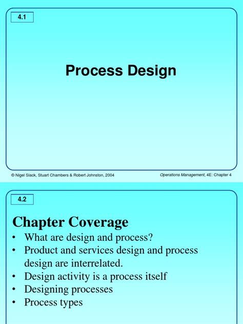 2 Process Design | PDF | Operations Management | Industries