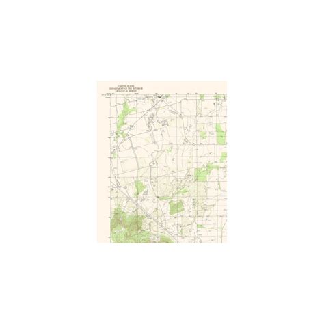 Topographical Map - Buffalo Gap Texas Quad - USGS 1984 - 23 x 28.65 ...