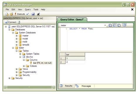 SQL Server Express 2005, Finally Installed