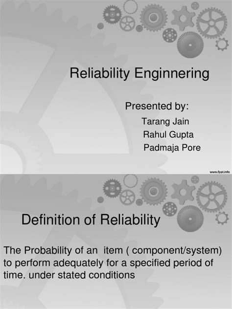 Reliability engineering Applications and Examples 的图像结果