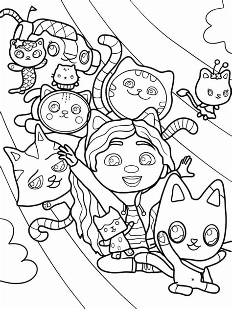 Gabby’s Dollhouse Coloring Pages For Kids 🎨🏠 - Coloringpagesforkids.net