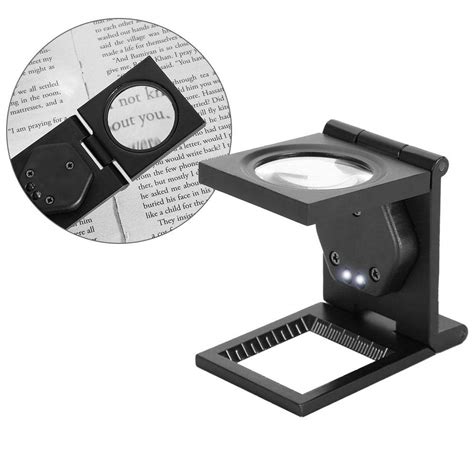 ASHATA 30X Folding Pocket Loupe,30X Optical Lens Loupe,Repair Magnifier ...