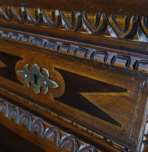 Heavily Carved Spanish Style 4 Drawers Commode Chest of Drawers Dresser ...