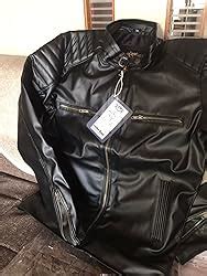 Buy Leather Retail Men's Faux Leather Standard Length Jacket (Black_X ...