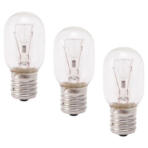 Unbranded Microwave Light Bulb 40W E17 125V Replacement Part Pack of 3 ...