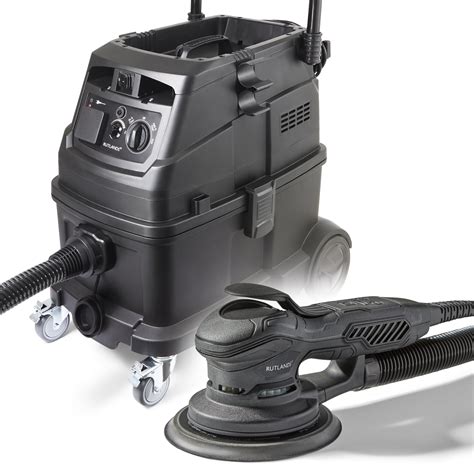 Brushless Random Orbital Sander with Dust Extractor - 0.3 Micron ...