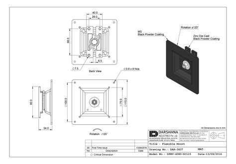 FLEXIBLE MOUNT DFMV-4080-DC115 – Universal Electronic Agencies India
