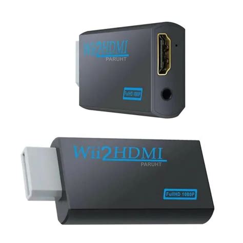 PARUHT WII to HDMI Adapter with 3.5MM Audio Jack 1080P 720P HDMI Output ...