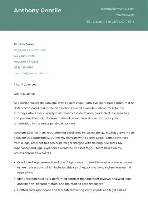 Paralegal Cover Letter From Paralegal To Trainee: Gordon's Story | By