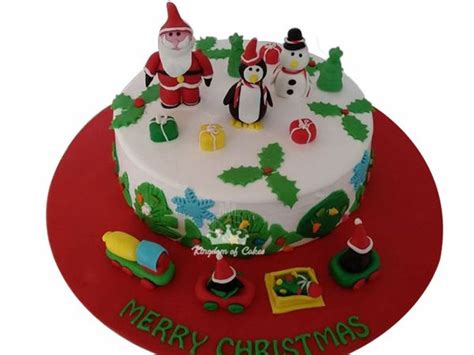 Order Jolly Merry Season Cake Online in Noida, Delhi NCR | Kingdom of Cakes