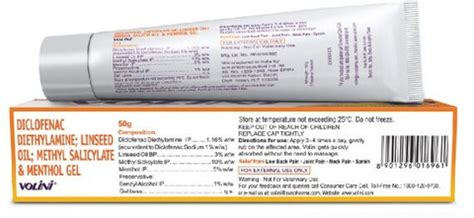 Volini Gel (50 gm) Gel Price in India - Buy Volini Gel (50 gm) Gel ...