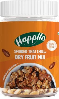 Happilo Premium International Smoked Thai Chilly Dry Fruit Mix Assorted ...