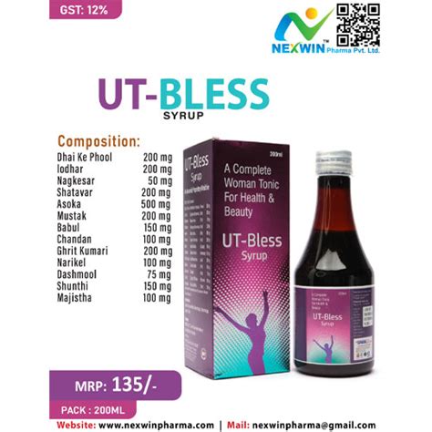 UT-BLESS SUSPENSION Nexwin Pharma Pvt. Ltd.